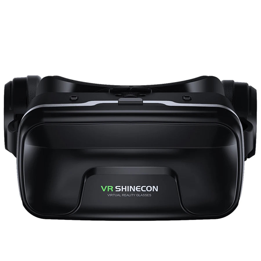 Shinecon VR Glasses 3D Headset with Controller Virtual Reality Goggle Lenses for Smartphone Cell Phone