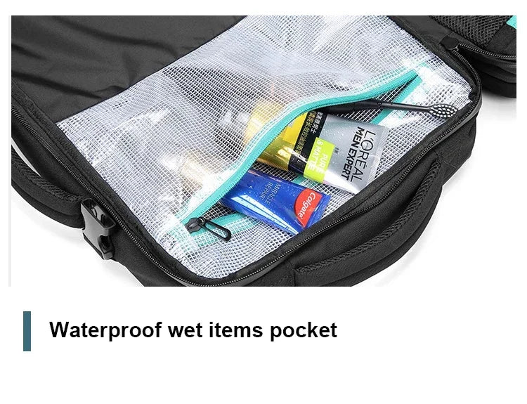 Men and Women Vacuum Backpack 16 inch Vacuum Seal Business Travel Compression Expandable Airline Approved Backpack with Air Pump