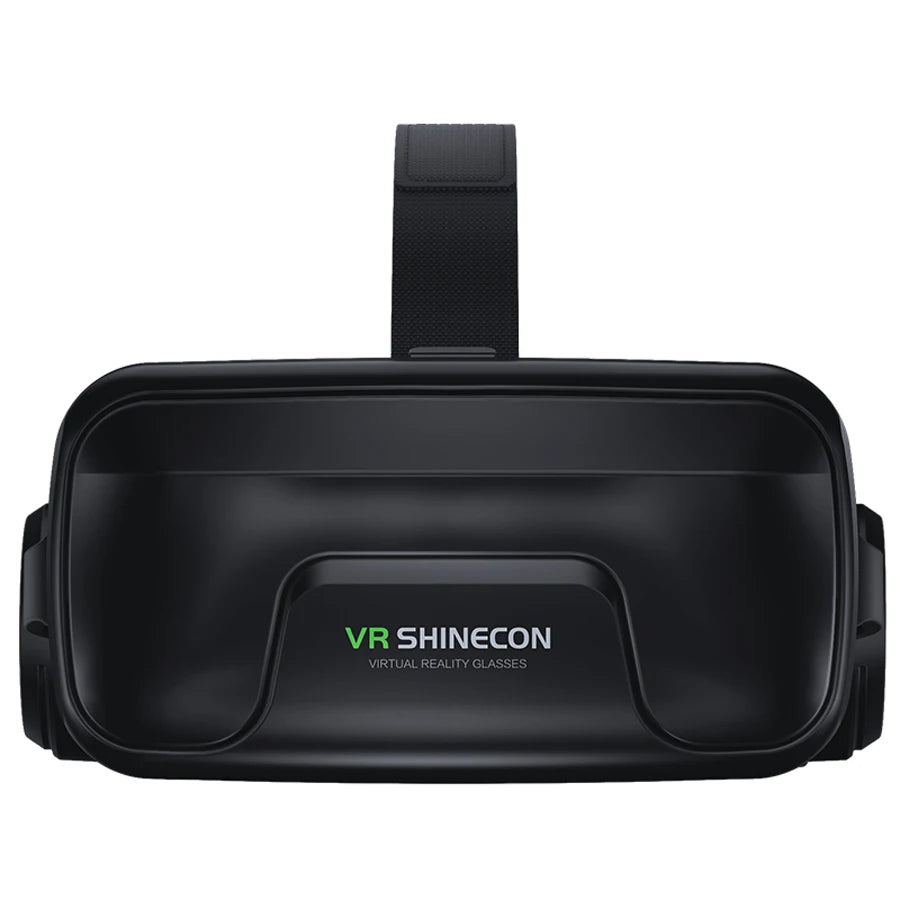 Shinecon VR Glasses 3D Headset with Controller Virtual Reality Goggle Lenses for Smartphone Cell Phone