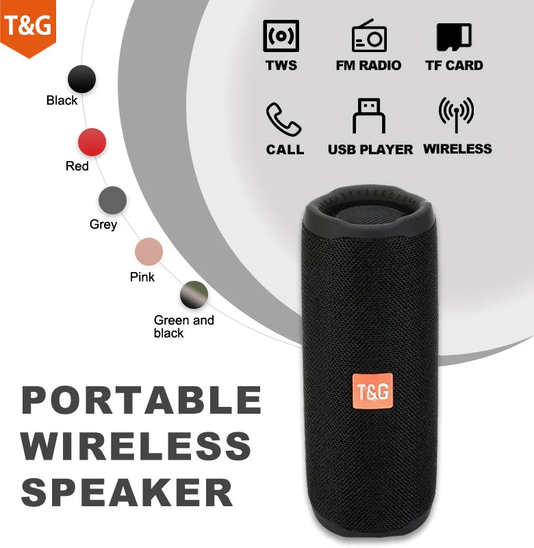 Tg365 tragbarer Bluetooth woofer for music players, dual subwoofer Subwoofer is an outdoor stereo speaker